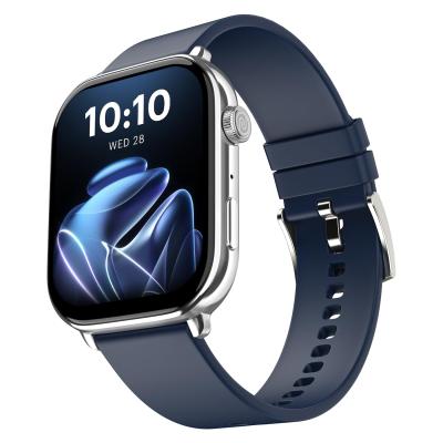Noise Pulse 4 Max Smartwatch, 1.96” AMOLED Display, AI Create with Unlimited Watch Faces, AI Search, Functional Crown, Metallic Finish, Health Suite (Space Blue)