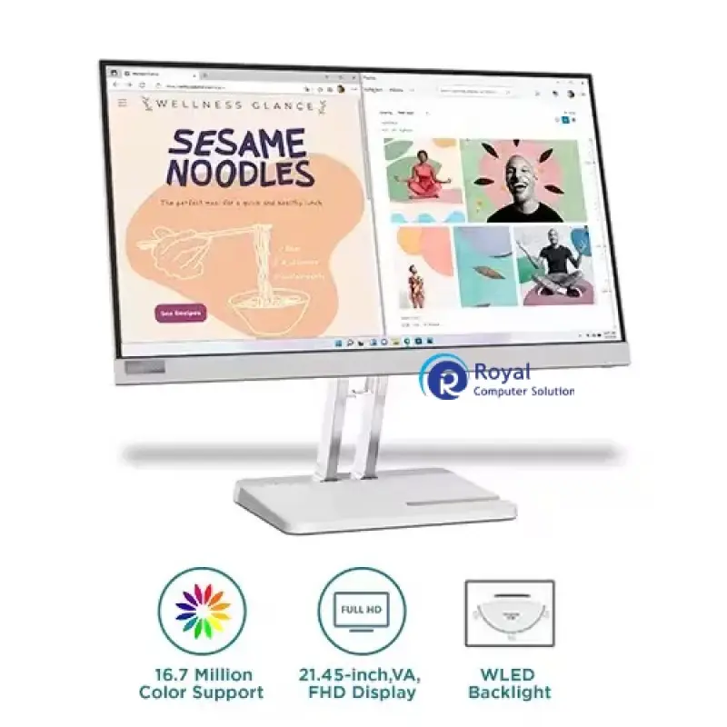 Lenovo 54.61 cm (22 inch) Full HD VA Panel Monitor (L22e-40)  (Response Time: 4 ms, 60 Hz Refresh Rate)